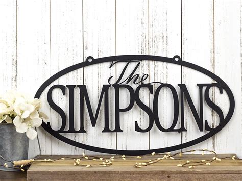 Outdoor Last Name Decor 